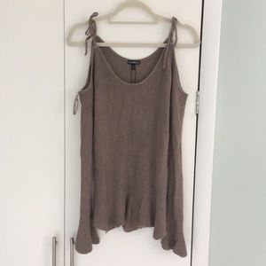 Express Cold Shoulder sweater